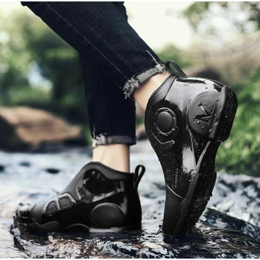 [ShinoSei] レインシューズ メンズ レインブーツ 長靴 防水 バイクブ メンズの靴/シューズ(その他)の商品写真