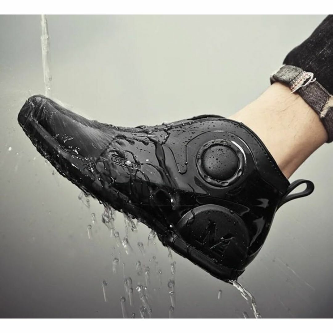 [ShinoSei] レインシューズ メンズ レインブーツ 長靴 防水 バイクブ メンズの靴/シューズ(その他)の商品写真