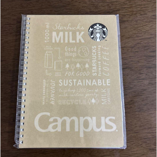 スターバックス(Starbucks)のスターバックス　キャンパスリングノート　オーツミルク　新品(ノート/メモ帳/ふせん)