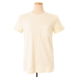 マックスマーラ(Max Mara)のマックスマーラ 白タグ Tシャツ カットソー 半袖 ベージュ S(Tシャツ(半袖/袖なし))