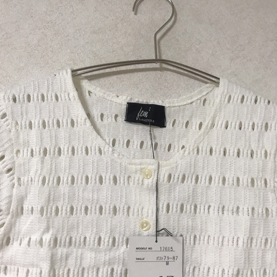 未使用タグ付き　日本製　LAVENDA fem2 レディース　Mサイズ メンズのトップス(Tシャツ/カットソー(半袖/袖なし))の商品写真