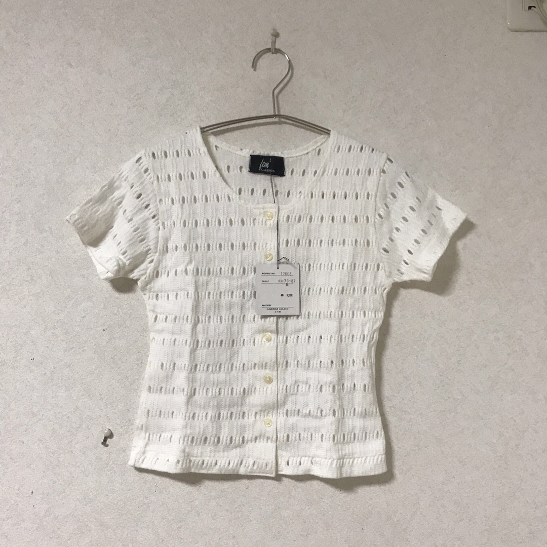 未使用タグ付き　日本製　LAVENDA fem2 レディース　Mサイズ メンズのトップス(Tシャツ/カットソー(半袖/袖なし))の商品写真