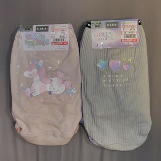 [4-２]女児ショーツ 140cmサイズ4枚セット(下着)