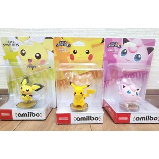 amiibo ピカチュウ / ピチュー / プリン　3体セット【新品未開封】(ゲームキャラクター)