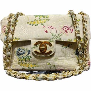 シャネル(CHANEL)のレア ヴィンテージ シャネル 和柄刺繍入り デカマトラッセ  チェーンショルダー(ショルダーバッグ)