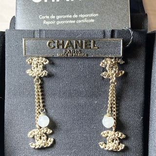 シャネル(CHANEL)のCHANEL  シャネル チェーンピアス(ピアス)