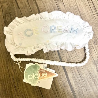 gelato pique - 【新品未使用】gelatopique ジェラートピケ ハート柄ロゴ　アイマスク
