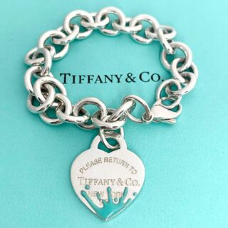 Tiffany & Co. - ティファニー 新品仕上げ リターントゥカラースプラッシュハートタグ ブレスレット