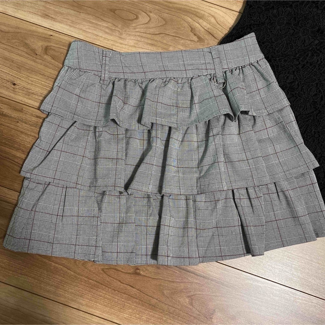 【美品】キスオンザグリーン　レースポロシャツ　スカート スポーツ/アウトドアのゴルフ(ウエア)の商品写真