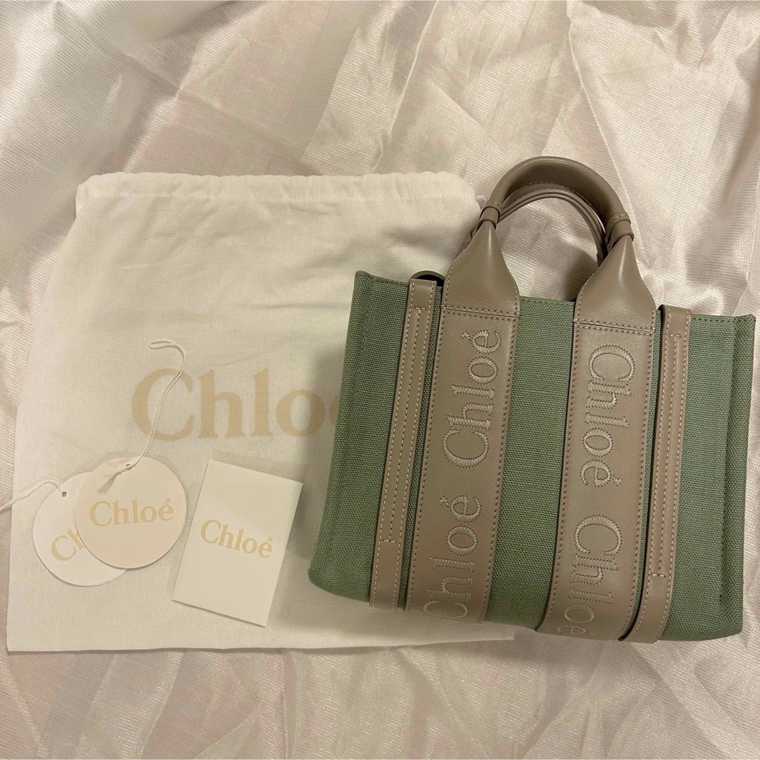 Chloe(クロエ)の新品未使用　クロエ ショルダー付 トートバッグ　スモール WOODY　ウッディ レディースのバッグ(ショルダーバッグ)の商品写真