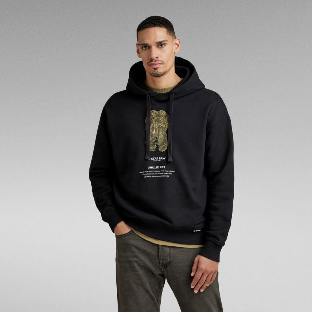 G-STAR RAW(ジースター)のG star raw archive hooded sweater メンズのトップス(パーカー)の商品写真