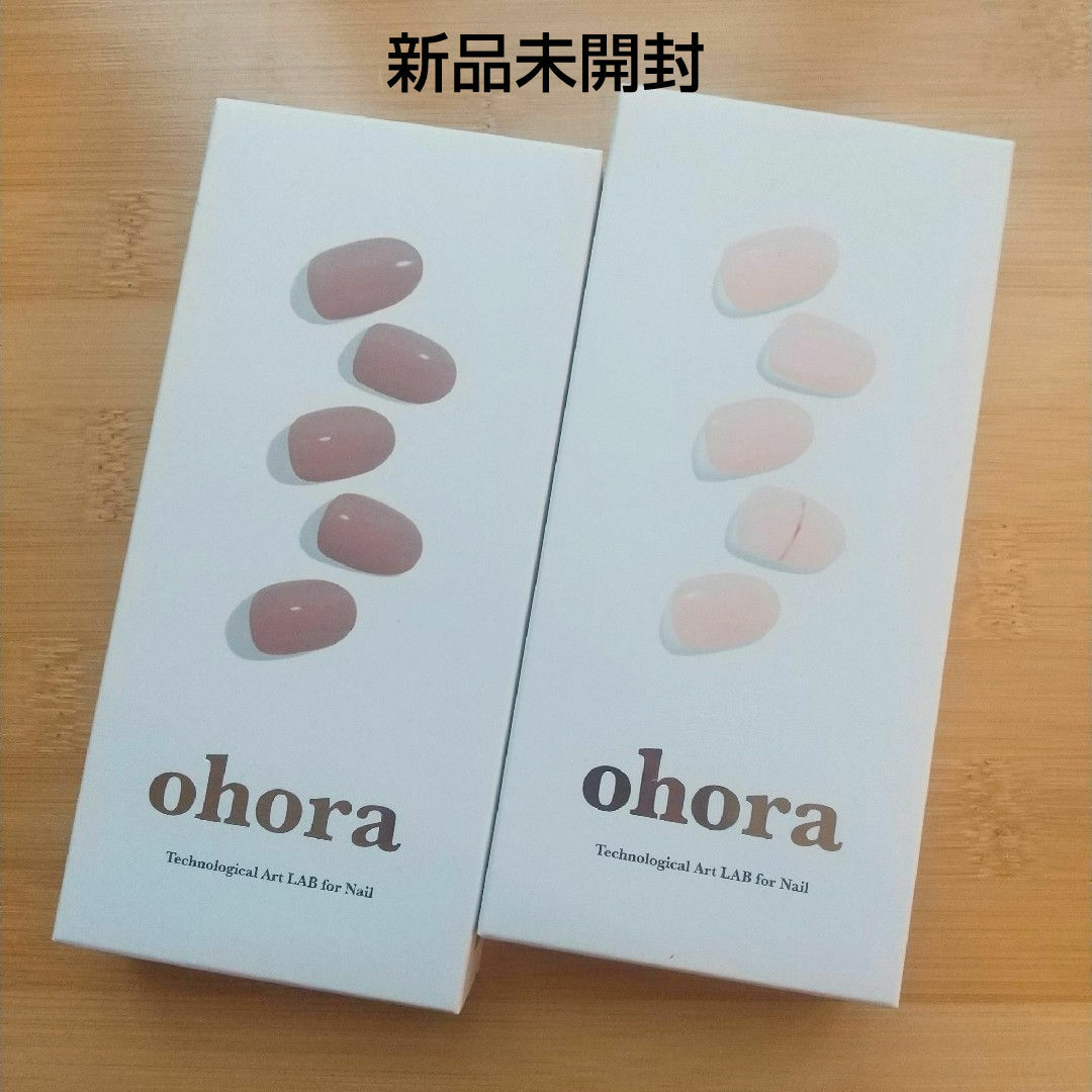 ohora(オホーラ)の☆2点 ohora ハンド セミキュア ネイルシート コスメ/美容のネイル(ネイル用品)の商品写真