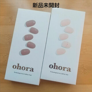 オホーラ(ohora)の☆2点 ohora ハンド セミキュア ネイルシート(ネイル用品)