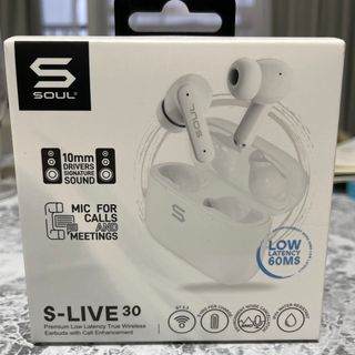 SOUL SL30WH 完全ワイヤレスイヤホン S-LIVE30 ホワイト