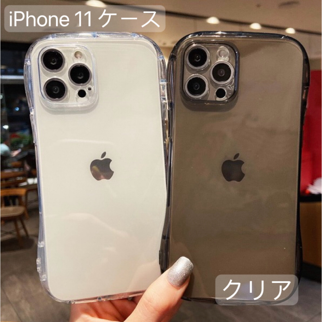 セール iPhone 11ケース クリア オシャレ 韓国 人気  iface風 スマホ/家電/カメラのスマホアクセサリー(iPhoneケース)の商品写真