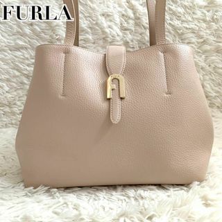 Furla - 美品✨フルラ トートバッグ ソフィア レザー ハチドリ ロゴ レザー ピンク