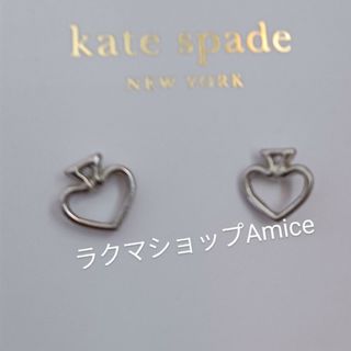 ケイトスペードニューヨーク(kate spade new york)のケイト・スペード☆ピアス☆未使用☆kate spade　スペードハート(ピアス)