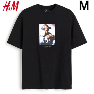エイチアンドエム(H&M)の新品 H&M × 2PAC コラボ Tシャツ 半袖 HIPHOP M.(Tシャツ/カットソー(半袖/袖なし))