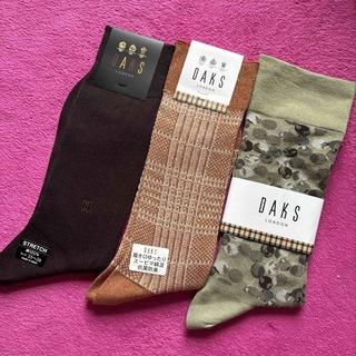 ダックス(DAKS)のDAKS ダックス メンズ靴下 3足セット！(ソックス)