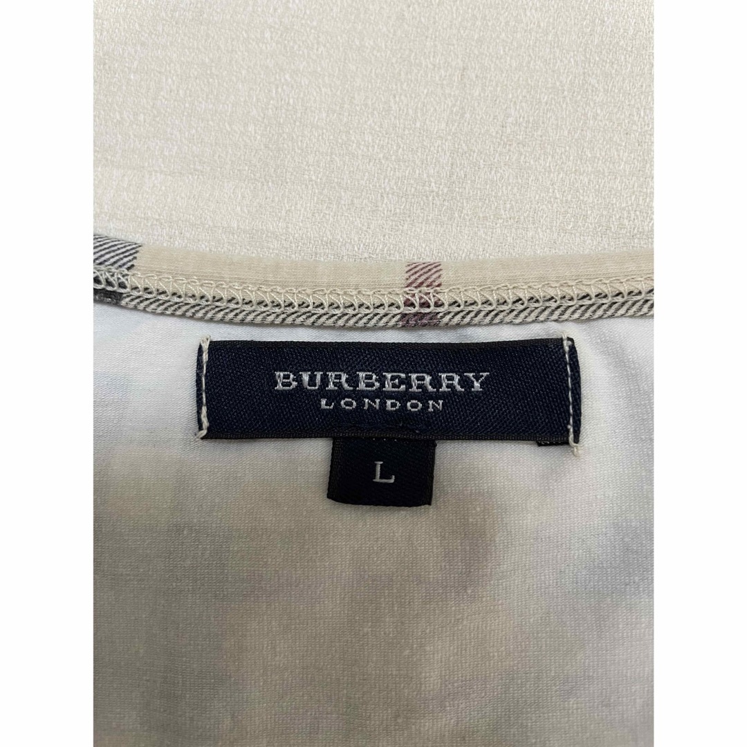 BURBERRY(バーバリー)のBURBERRY LONDON バーバリー　ノバチェック　Tシャツ　カットソー レディースのトップス(Tシャツ(半袖/袖なし))の商品写真