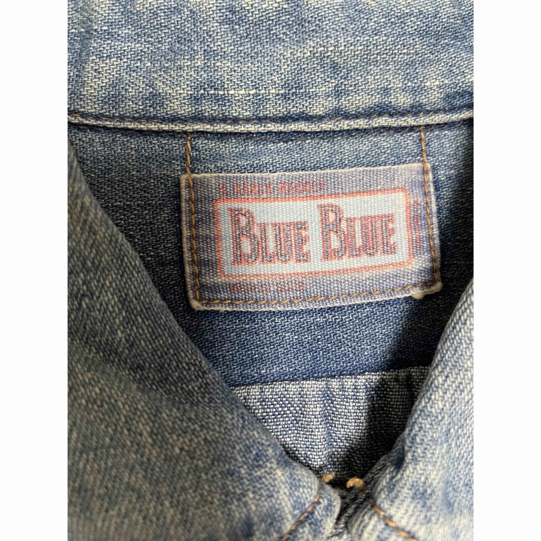 BLUE BLUE(ブルーブルー)のBLUE BLUE ブルーブルー　デニムシャツ　ウエスタン メンズのトップス(シャツ)の商品写真