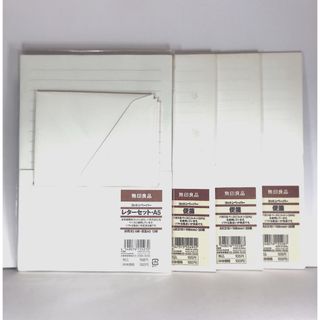 ムジルシリョウヒン(MUJI (無印良品))の無印良品　便箋　レターセット(カード/レター/ラッピング)