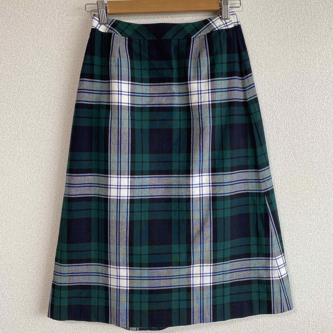 Yorkland(ヨークランド)のヨークランド  ロングスカート 9AR W64 チェック 未使用に近い DMW レディースのスカート(ロングスカート)の商品写真
