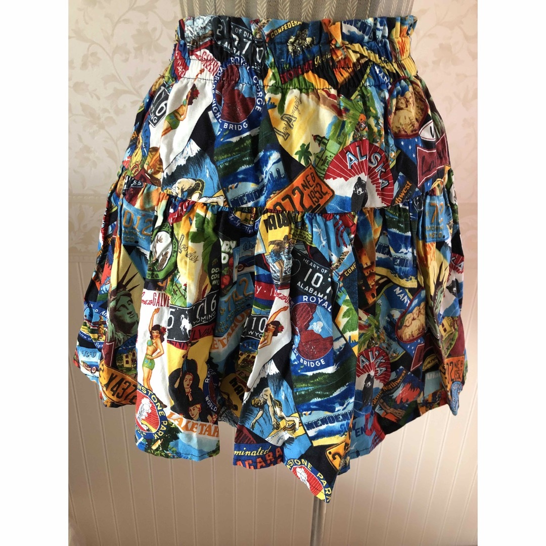 Re plus ギャザー　ミニスカート レディースのスカート(ミニスカート)の商品写真