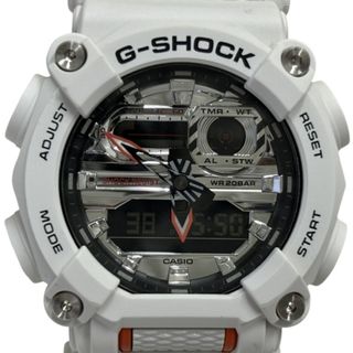 ジーショック(G-SHOCK)のCASIO カシオ G-SHOCK ジーショック GA-900AS-7AJF 中古品 腕時計 デジタル ホワイト シルバー 32405K69(腕時計(デジタル))