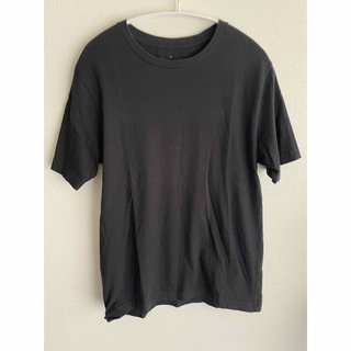 ムジルシリョウヒン(MUJI (無印良品))の無印　黒Tシャツ　メンズ(Tシャツ/カットソー(半袖/袖なし))