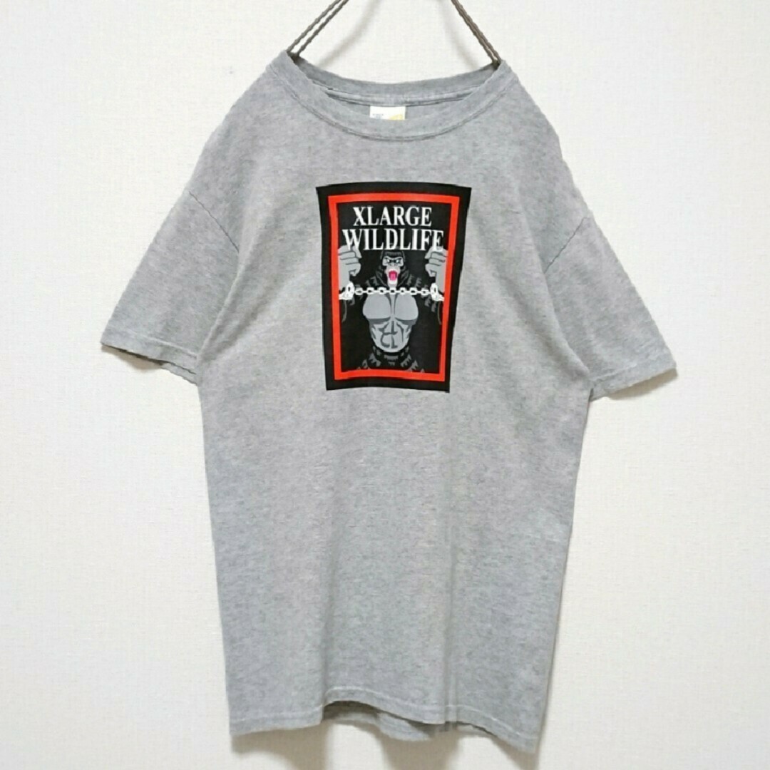 XLARGE(エクストララージ)のエクストララージ フロント ゴリラ ロゴ 半袖 Tシャツ メンズのトップス(Tシャツ/カットソー(半袖/袖なし))の商品写真