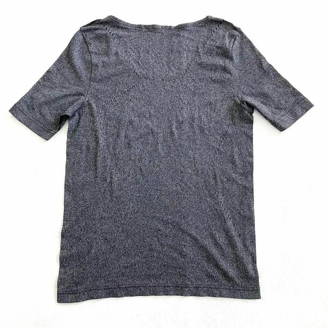 PUMA(プーマ)のA130 PUMA プーマ Tシャツ 無地 灰色 M メッシュ レディースのトップス(カットソー(半袖/袖なし))の商品写真