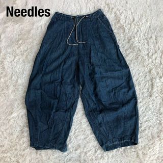 Needles - Needlesニードルス　デニムパンツヒザデルパンツ　リネン混