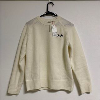 アニヤハインドマーチ(ANYA HINDMARCH)のキッズサイズ プレミアムラムクルーネックセーター UNIQLO アニヤコラボ(ニット/セーター)