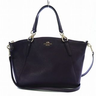 コーチ(COACH)のコーチ スモール ケルシー サッチェル ハンドバッグ ショルダー 2WAY 紫(ハンドバッグ)