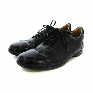 BURBERRY - BURBERRY 革靴 スニーカー レザーシューズ ラウンドトゥ 26cm 黒