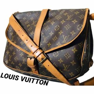 LOUIS VUITTON - 美品 ルイ ヴィトン モノグラム ソミュール35 ショルダ バック M42254