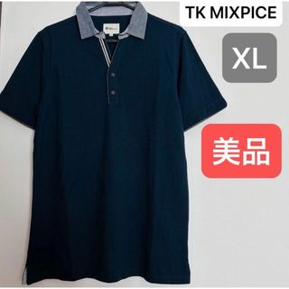 TAKEO KIKUCHI - pm516.7 TK MIXPICE サイズXL タケオキクチ ネイビー 半袖