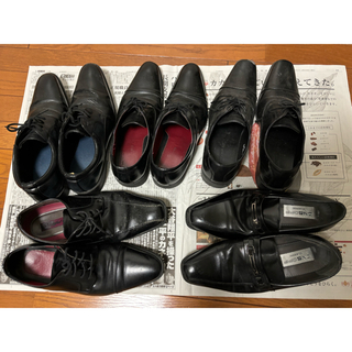 革靴（黒）　5足(ドレス/ビジネス)