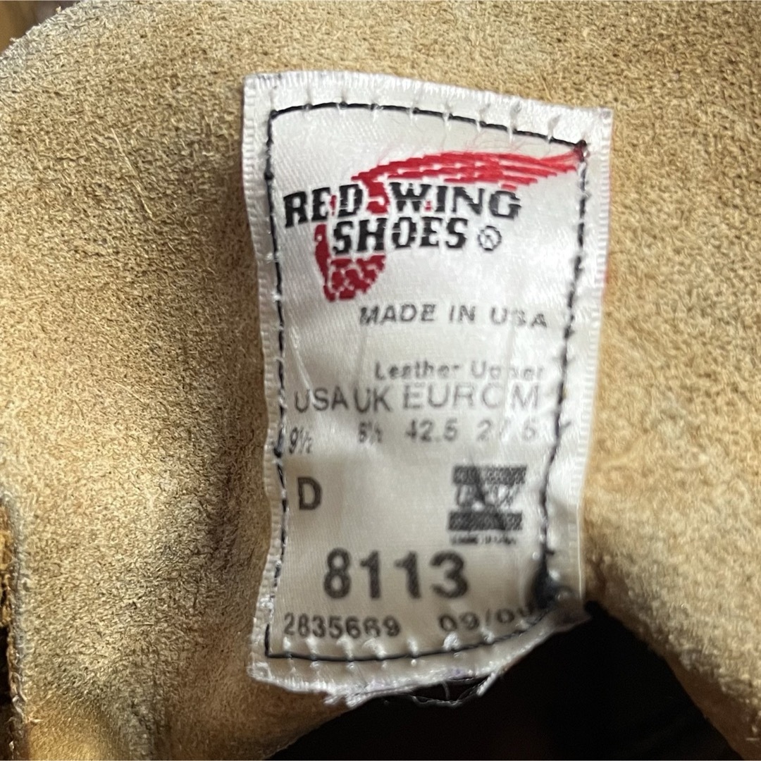 REDWING(レッドウィング)の訳あり　レッドウイング　アイアンレンジャー　27.5センチ　USA製　 メンズの靴/シューズ(ブーツ)の商品写真
