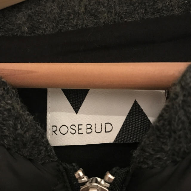 ROSE BUD(ローズバッド)のニット袖 ブルゾン レディースのジャケット/アウター(ブルゾン)の商品写真