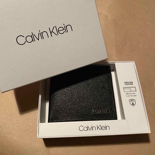 カルバンクライン(Calvin Klein)の折り財布　ミニ財布　二つ折り財布　コインケース　小銭入れ　ブラック(折り財布)