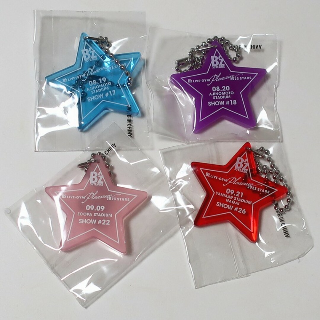 B'z - B'z チャーム STARS 2023 8/19 8/20 9/9 9/21の通販 by zo-san's B'z - B'z チャーム STARS 2023 8/19 8/20 9/9 9/21の通販 by zo-san's