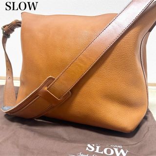 SLOW＆CO - 極美品　SLOW スロウ　バケツショルダーバッグ　栃木レザー　キャメル　ビジネス