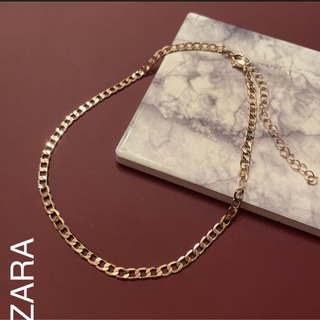 ザラ(ZARA)のZARA ネックレス　ザラ　チョーカー　チェーン　ゴールド　アクセサリー　美品　(ネックレス)