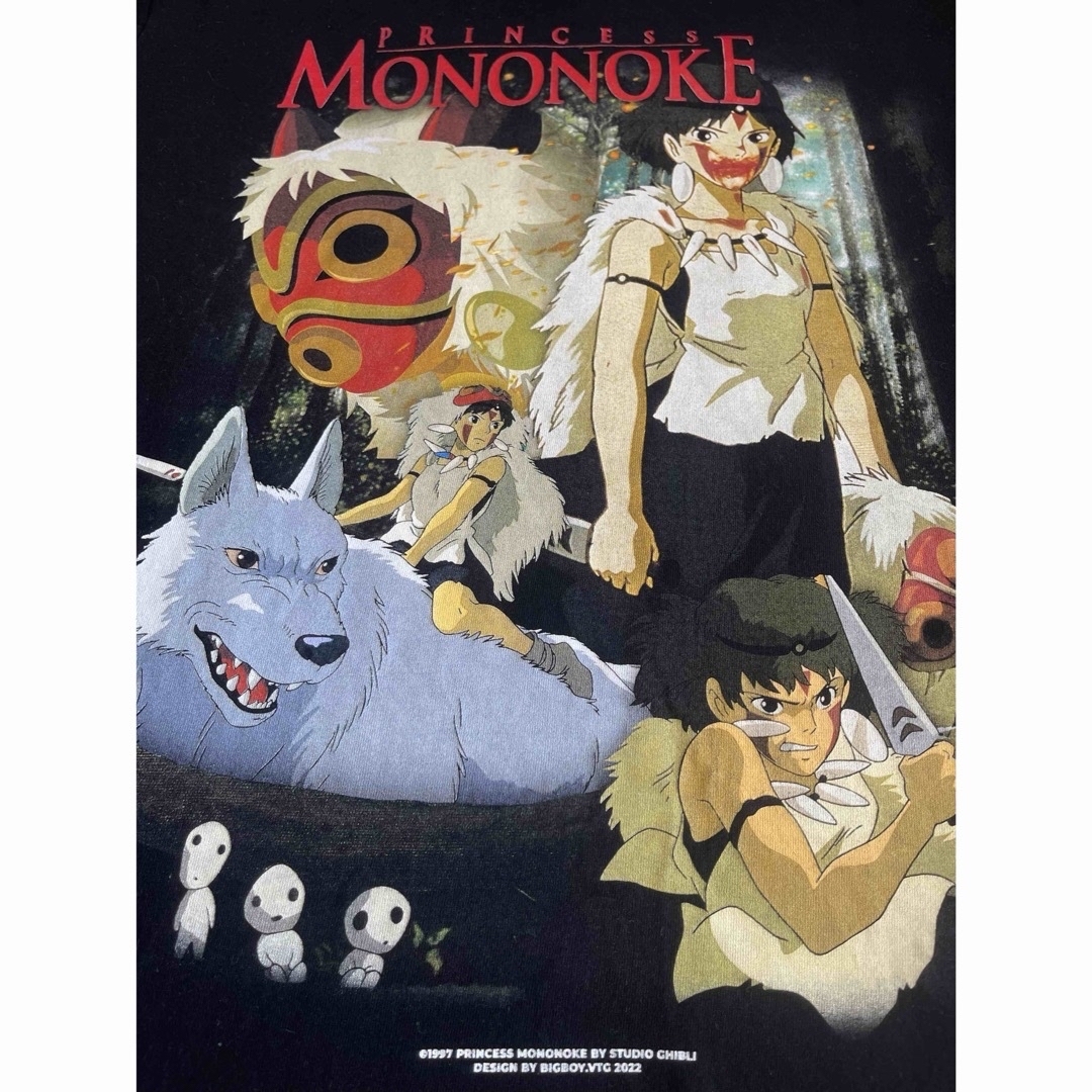 ジブリ - もののけ姫 The Princess MononokeBootTシャツ メンズL ジブリ - もののけ姫 The Princess MononokeBootTシャツ メンズL