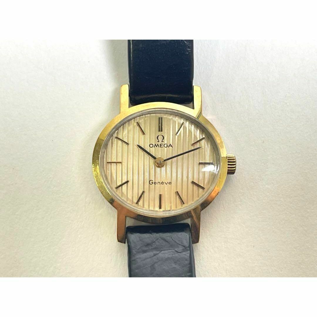 OMEGA(オメガ)のOMEGA オメガ  ジュネーブ オーバル型 1960年 手巻き時計 純正ベルト レディースのファッション小物(腕時計)の商品写真