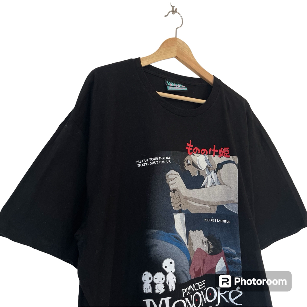 ジブリ(ジブリ)のもののけ姫 The PrincessMononoke BootTシャツ XXL メンズのトップス(Tシャツ/カットソー(半袖/袖なし))の商品写真