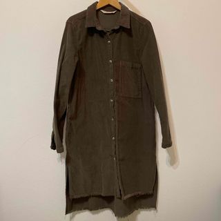 ザラ(ZARA)のZARA コーデュロイ シャツワンピース(シャツ/ブラウス(長袖/七分))