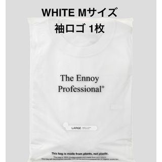 1LDK SELECT - 新品ENNOY T-SHIRTS WHITE 袖ロゴ 1枚